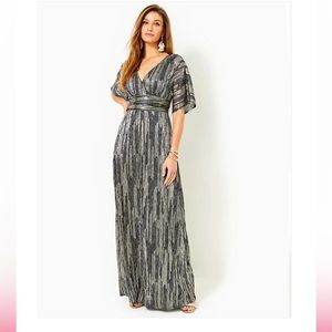 EUC Lilly Pulitzer Parigi Elbow Maxi Dress in M